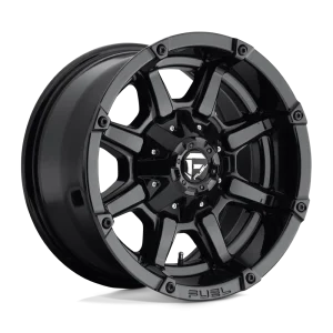 Fuel – D575 COUPLER – Black – 17″x9″ -12mm – All weather Wheels – D57517909845
